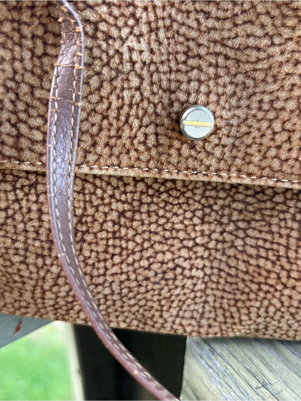Vintage Borbonese Crossbody Bag - Picture 2 of 9